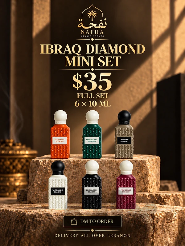 Ibraq Mini Diamond Collection 6x10ML For 35$