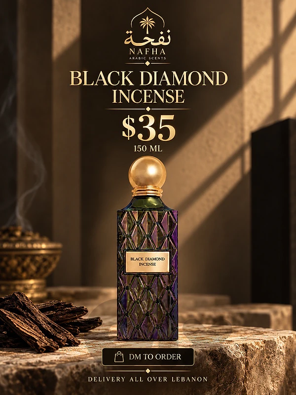 Ibraq Black Diamond Incense 150ML For 35$