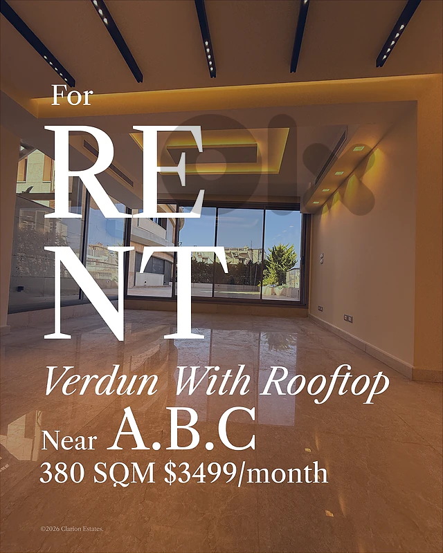 Verdun Apartment with rooftop  for rent
