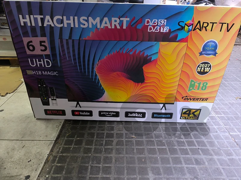 tv 65 inch smart Hitachi smart 4k 360$