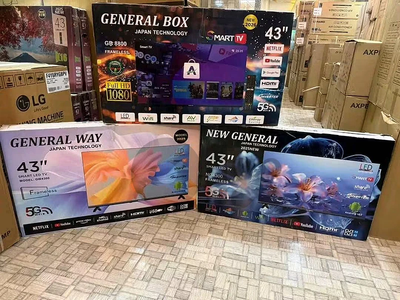 tv 43 50 55 inch general smart 155$