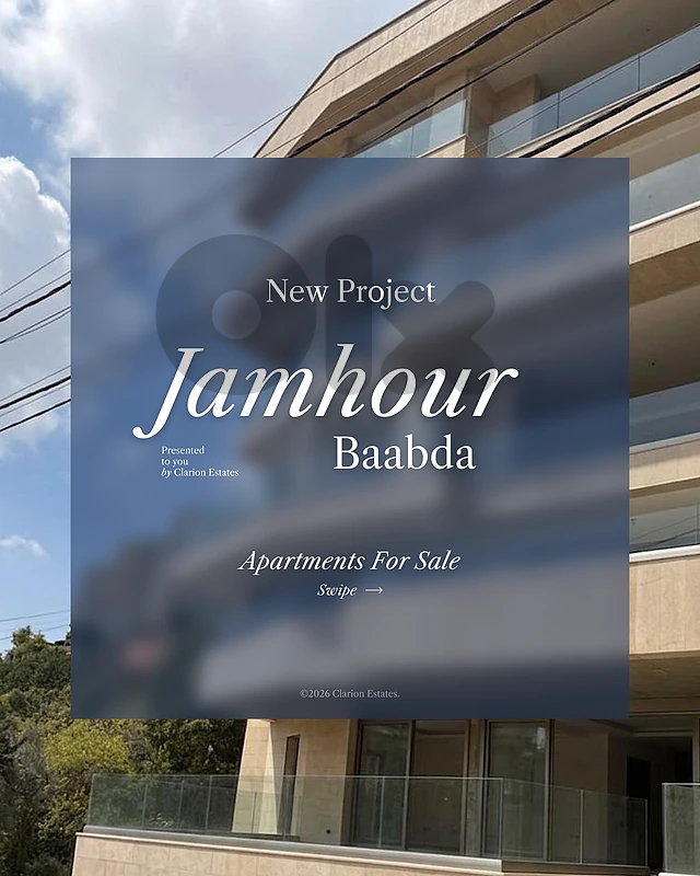 Jamhour Apartments for Sale with Credit Facciliries
