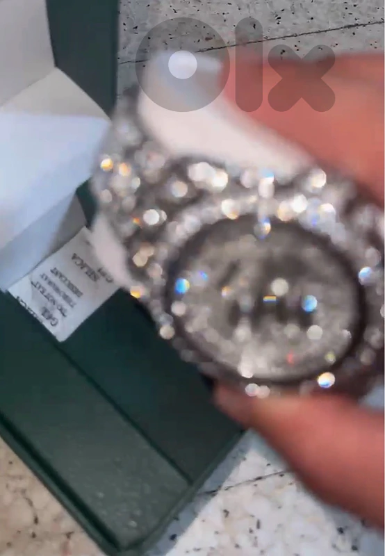 Rolex iced out full diamond beeper test✅