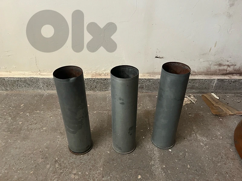 Authentic Vintage 90mm Artillery Shell Casing / Spent Shell