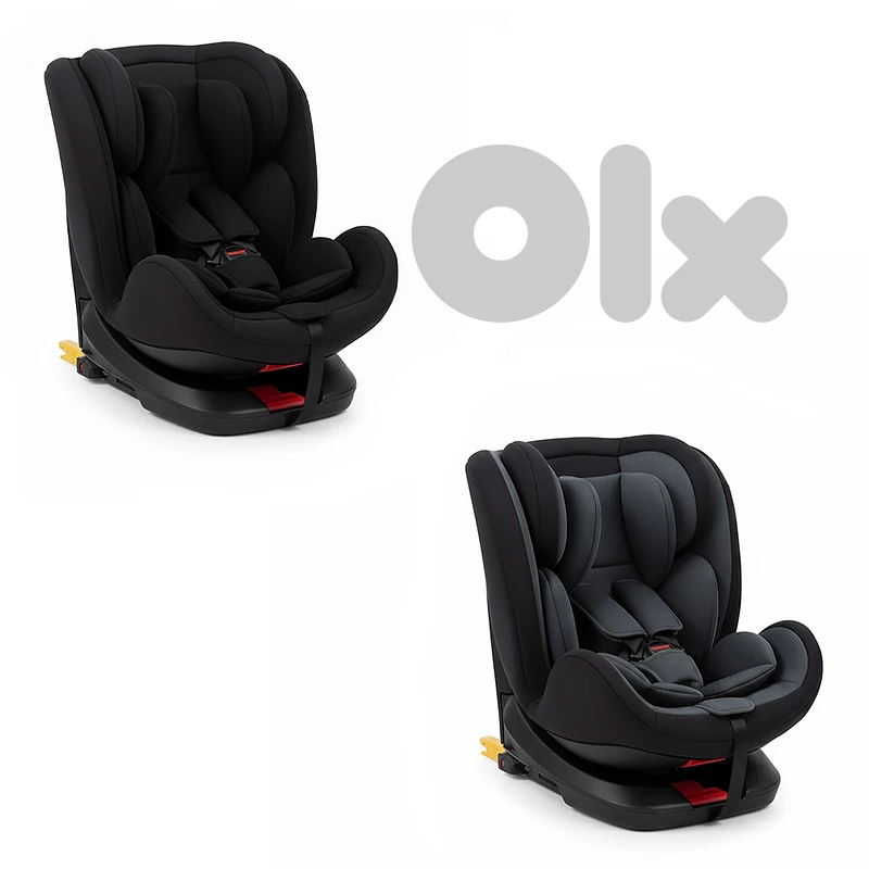 Family 360° Rotating Baby Car Seat with Adjustable Head Height - مقعد