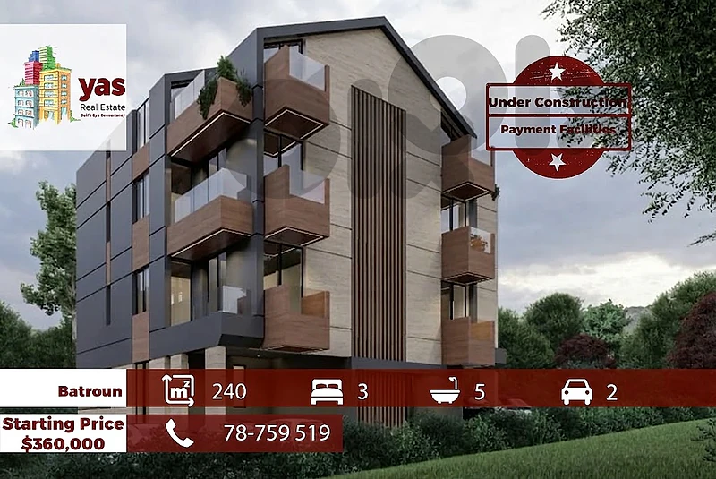 Batroun 240m2 | 120m2 Terrace | Payment Facilities | Classy | MCH
