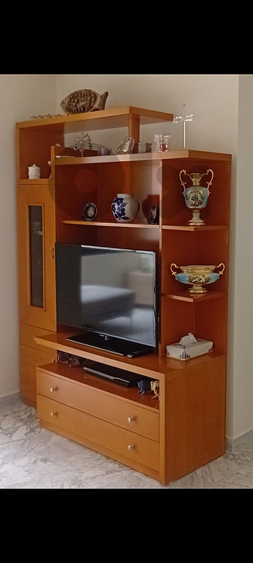 TV Unit + 2 Matching Small Tables + 1 Large for Sale