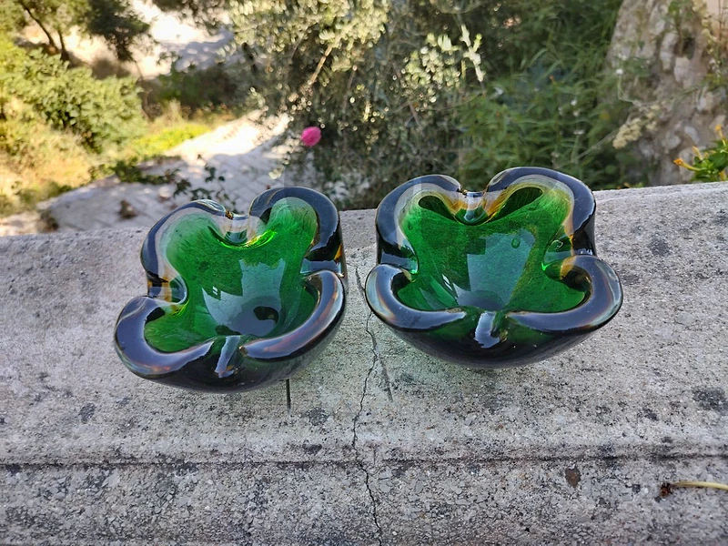 Murano ashtrays