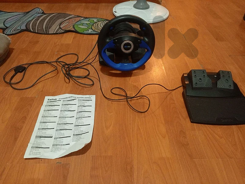 PS2 steering wheel