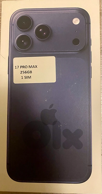new iphone 17 pro max 256Gb deep blue