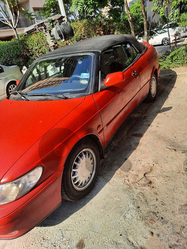 1995 Red Saab Convertible at a very Special negotiable Price
