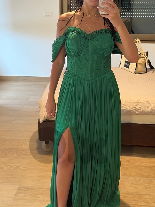 Emerald Green Wedding Gown size S Emerald Green Wedding Gown size S