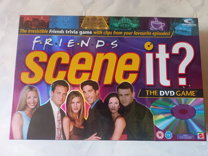 Friends Scene It Board Game Trivia Game With DVD Mattel 2005