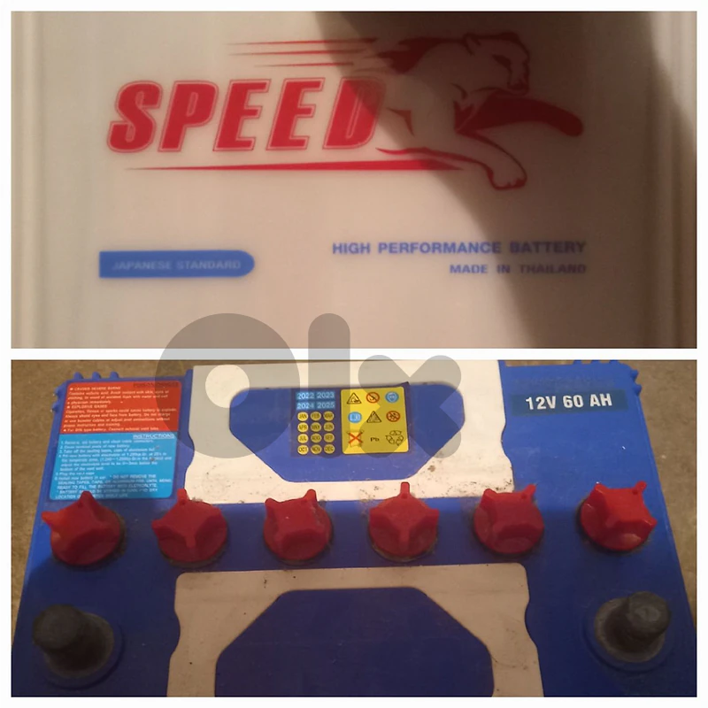 بطارية سيارة SPEED ممتازة – بقوة 12 فولت و60 أمبير (12V 60Ah)