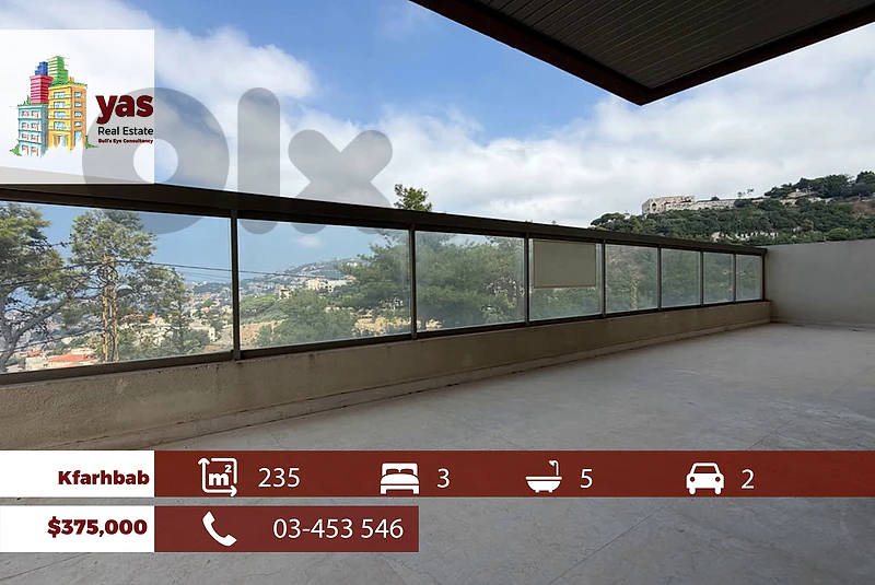 Kfarhbab 235m2 | Generous Apartment | Luxury | Classy Area | EH