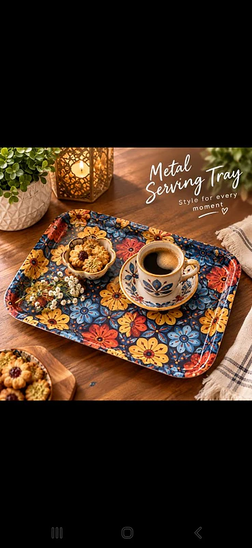 metal tray