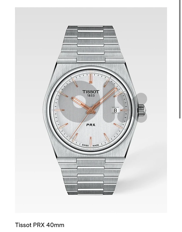Tissot PRX 40mm – Silver / Rose Gold