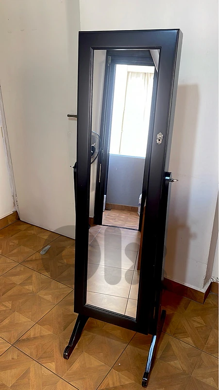 Mirror with Accessories Storage.