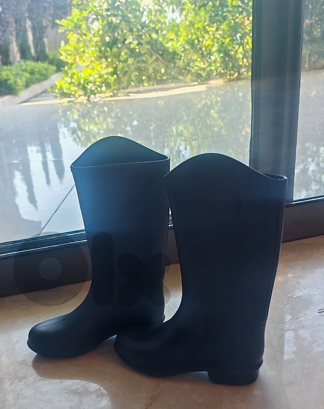 Kids' Horse Riding Boots  Black