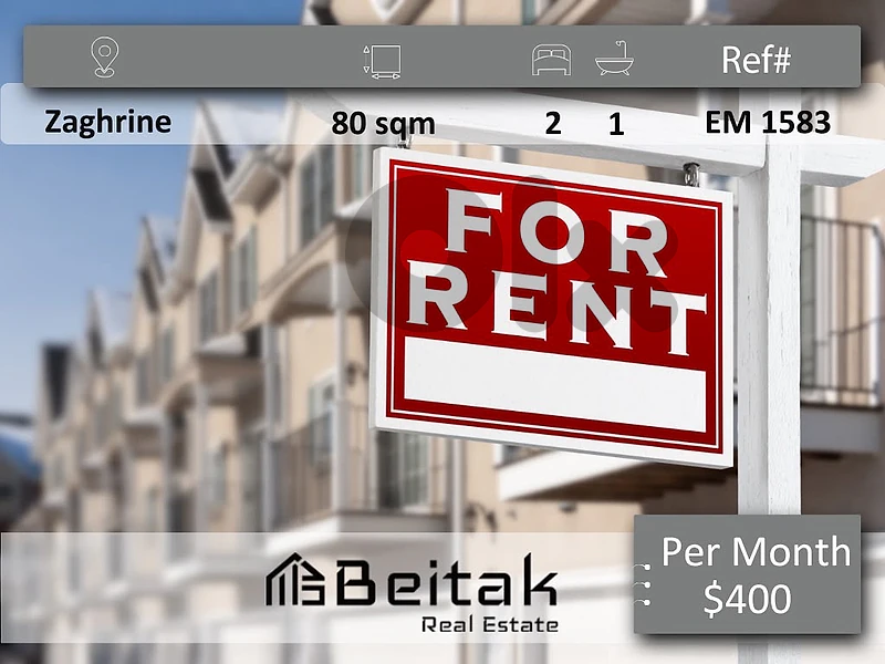Apartment for rent in zaghrine