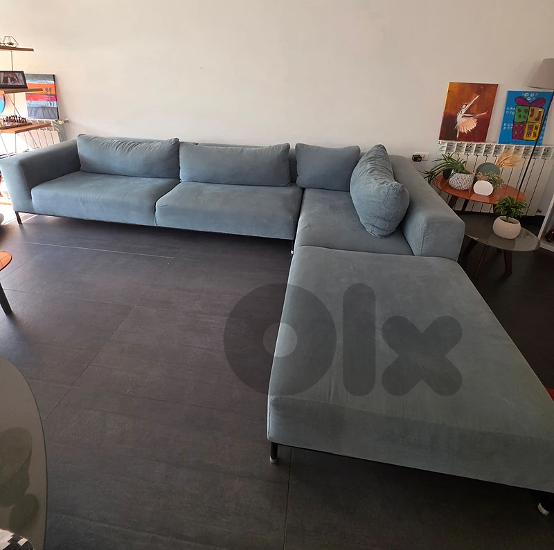 L-Shape Italian Sofa