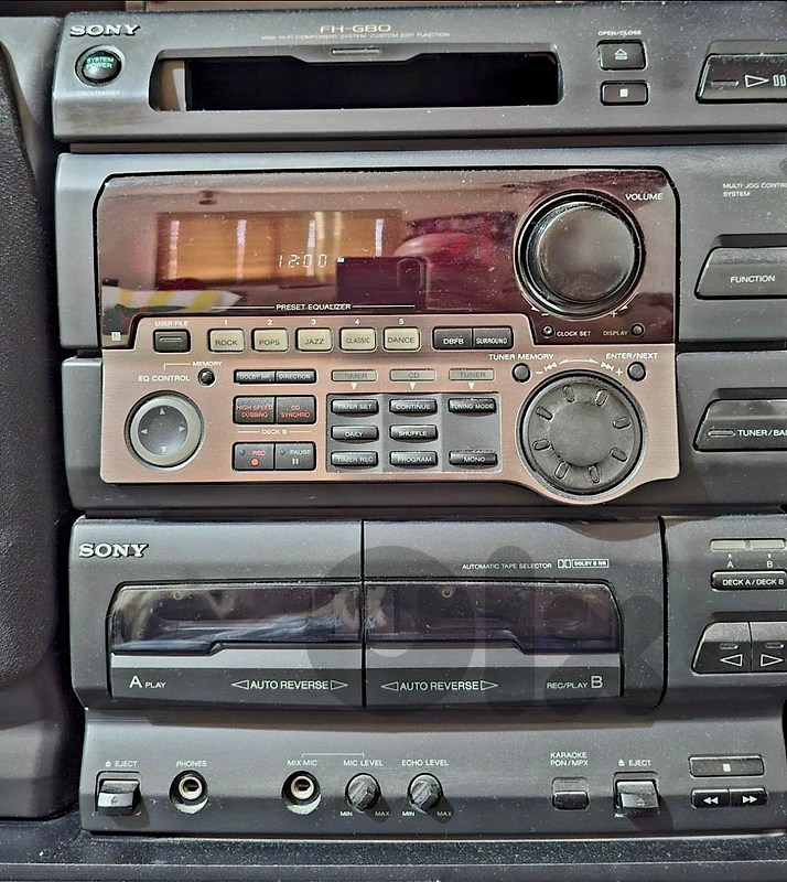 Sony FH-G80 stereo radio hi-fi vintage