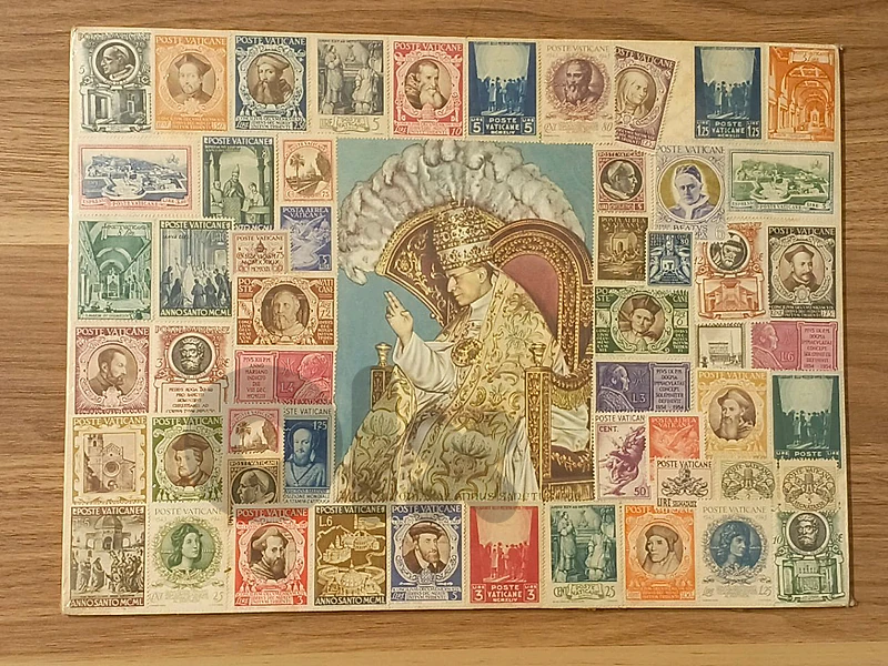 Vatican souvenir card الفاتيكان بطاقة تذكارية
