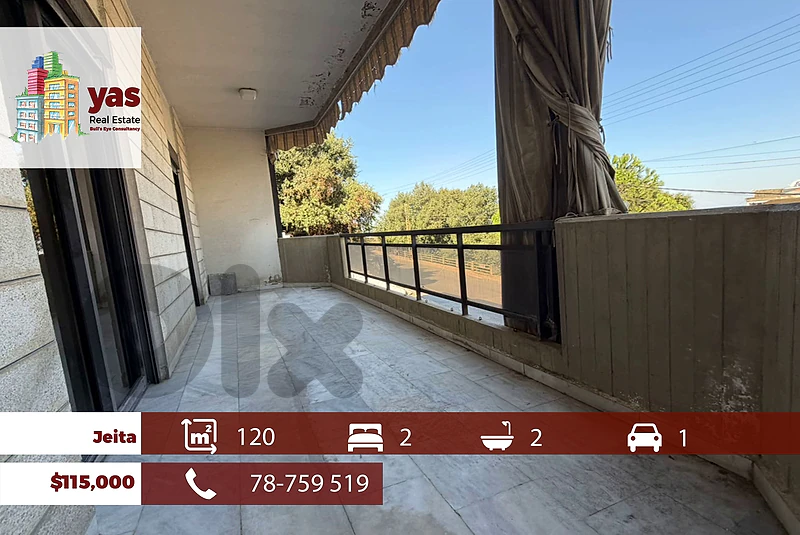 Jeita 120m2 | Open VIew | Quiet Street | Well Maintained |  EL