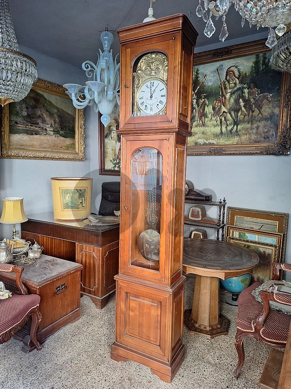 large french morbier grandfather clock