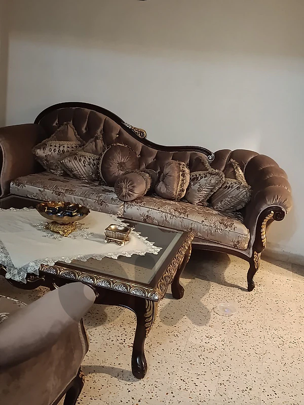 صالون ستيل أرماني خشب زين