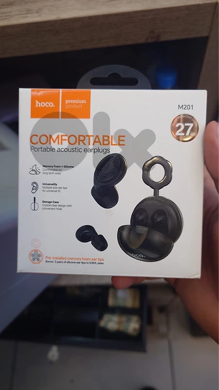 Hoco m201 comfortable portable earplugs