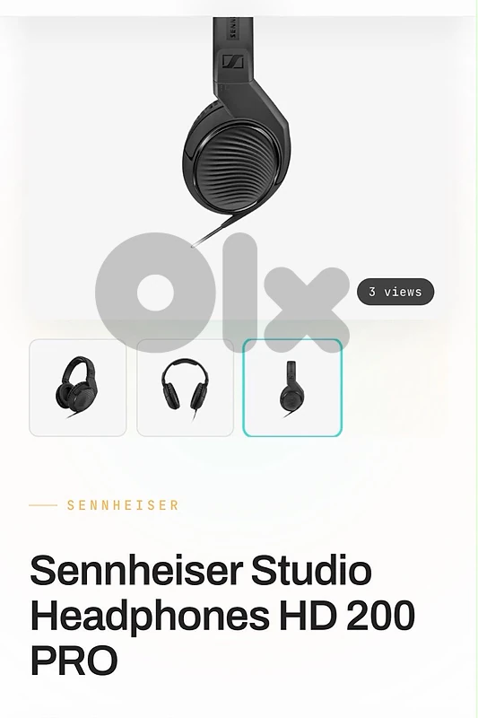 Sennheiser Headphones HD200 Pro