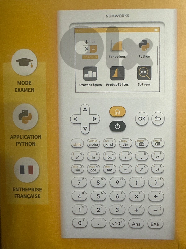 numworks maths programmable calculatrice