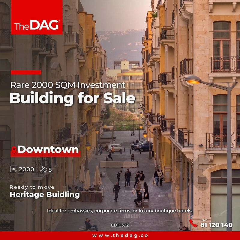 Prime 2000 SQM Heritage Building for Sale Downtown مبنى للبيع