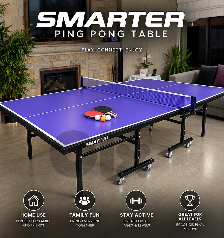 indoor smarter & stiga pingpong table