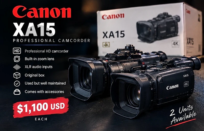 Canon XA15 Professional HD Camcorder