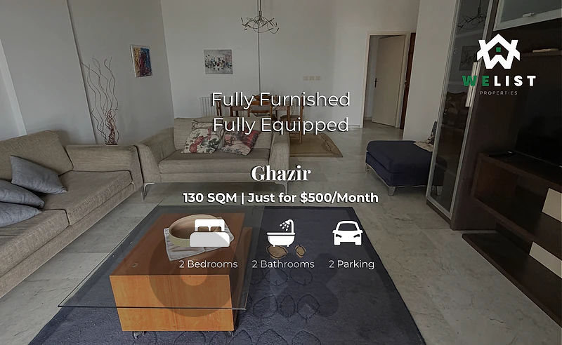 Apartment for rent in Ghazir شقة للايجار  في غزير