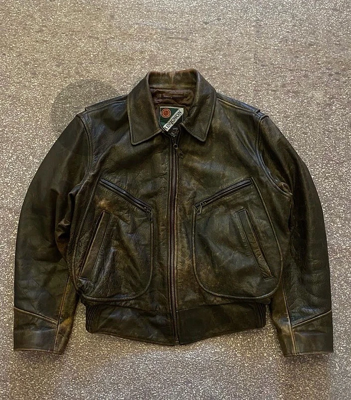 Vintage Chevignon Cow Leather jacket