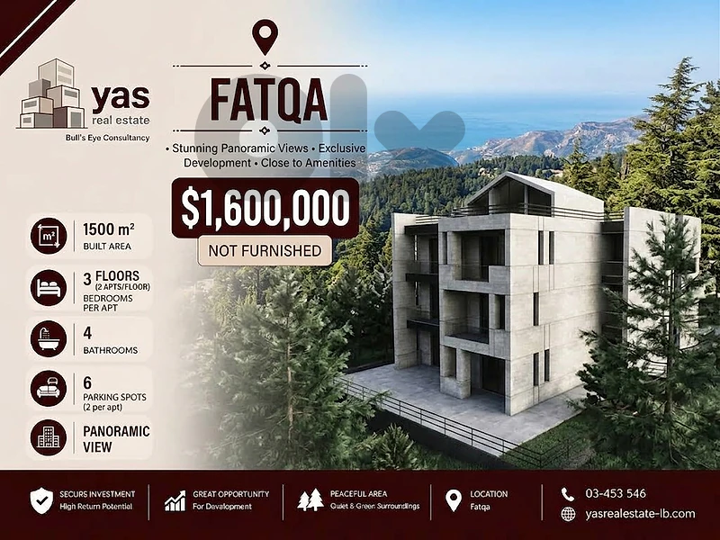 Fatqa 1500m2 | Brand New Building | Three Floors | Classy Area | EH