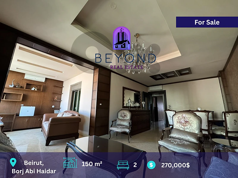 Apartment for sale in bourj abi haidar /شقة للبيع  في برج ابي حيدر
