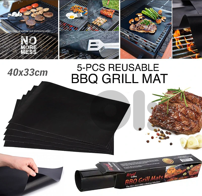 5-Pcs BBQ Mats 5-Pcs BBQ Mats