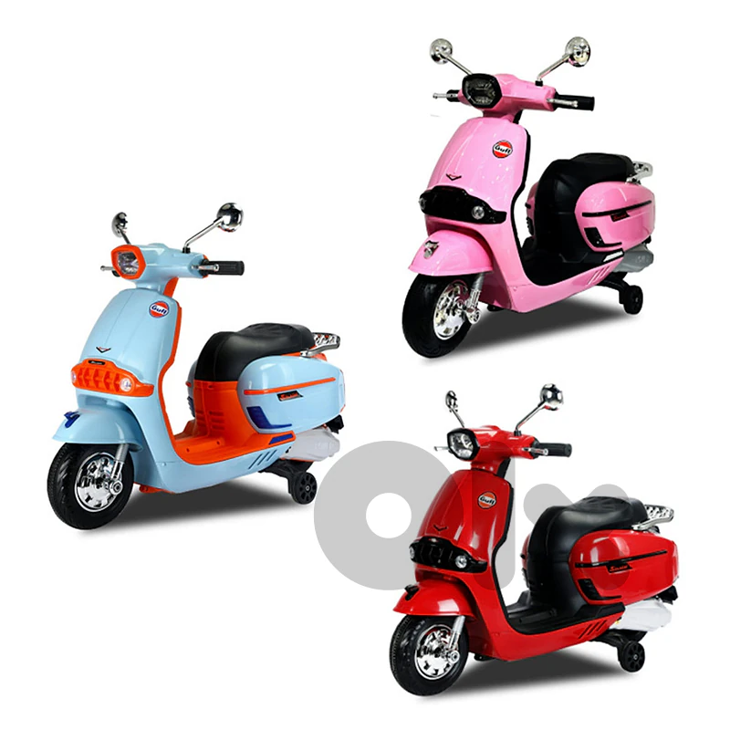 Children's Electric Battery Scooter Powered 2*6V-سكوتر كهربائي للأطفال