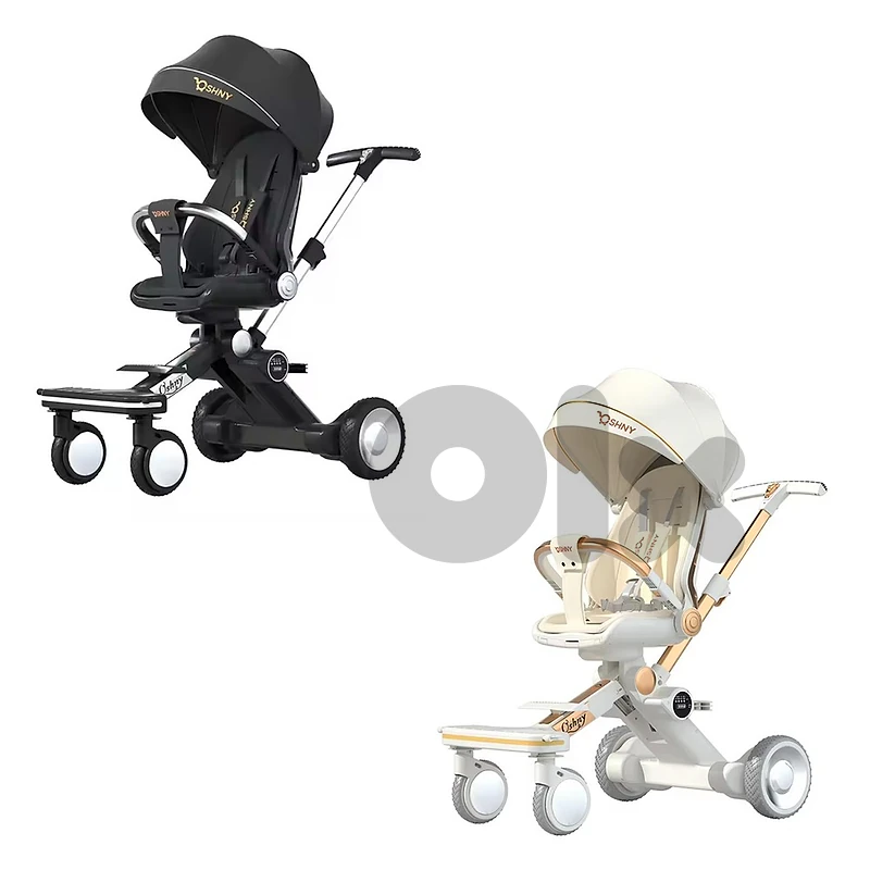 Luxury Multifunctional Electric Baby Stroller with Remote - عربة أطفال