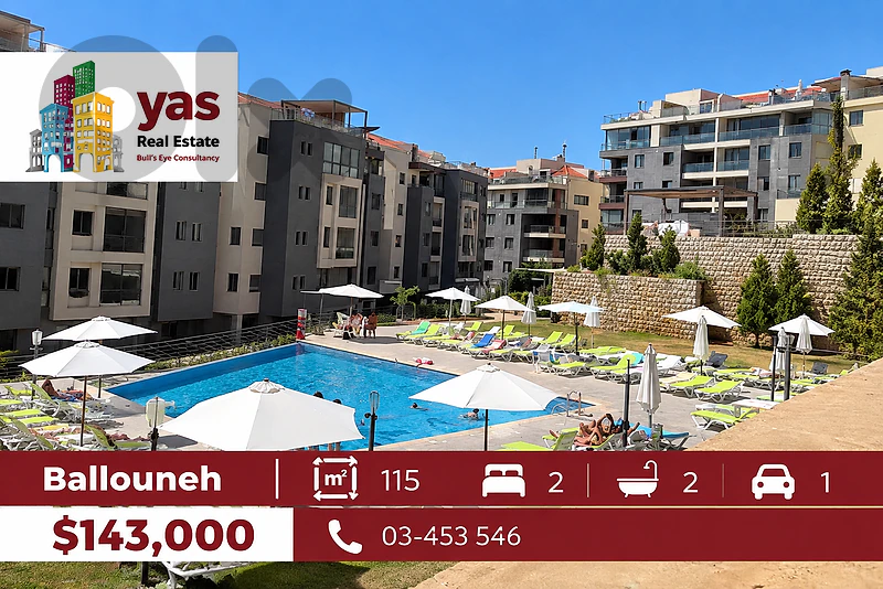 Ballouneh 115m2 | Gated Community | Open View | Luxury | EL |