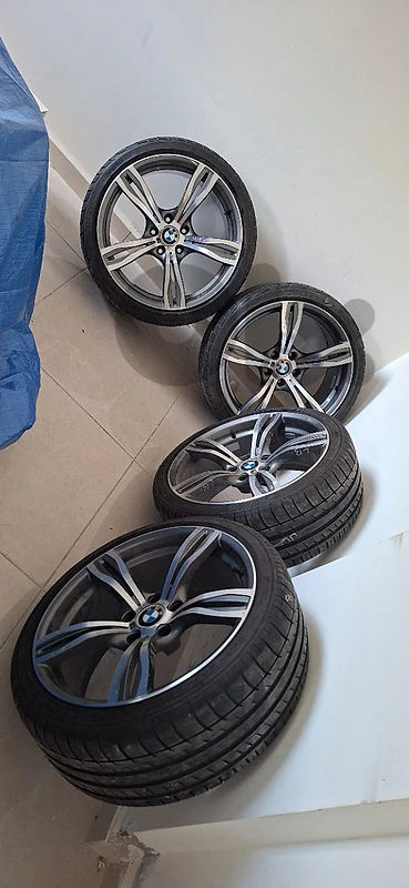 BMW F10 M5 Style 19” Staggered Wheels + Like-New Tires