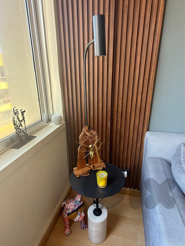 Coffe table with lamp