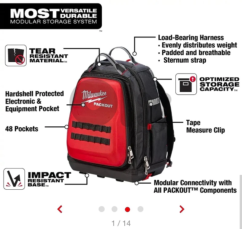 Milwaukee tool Bag