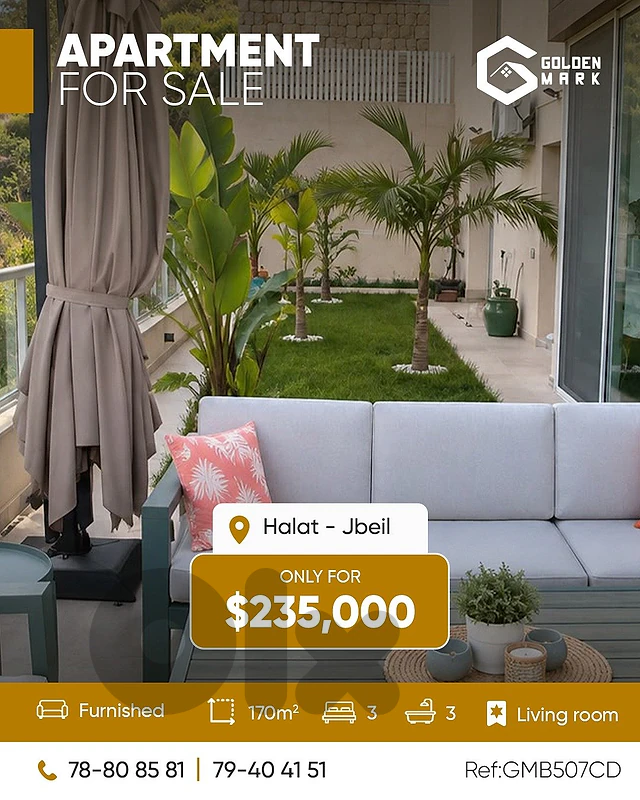 GMB507CD - Apartment For Sale In Halat - شقة للبيع في حالات GMB507CD - Apartment For Sale In Halat - شقة للبيع في حالات