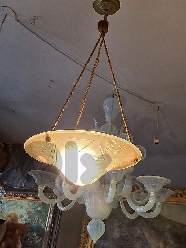 art deco vintage chandelier