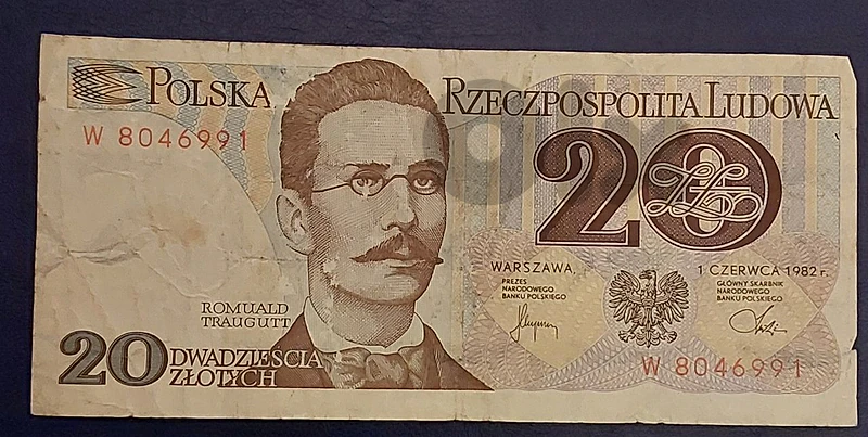 Poland 20 Zlotych 1982